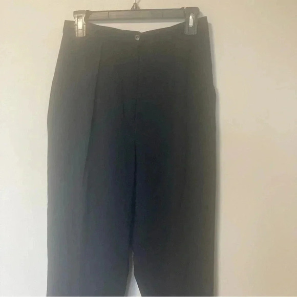NWT Jones  New York pleated high waisted navy pants - Picture 2 of 8